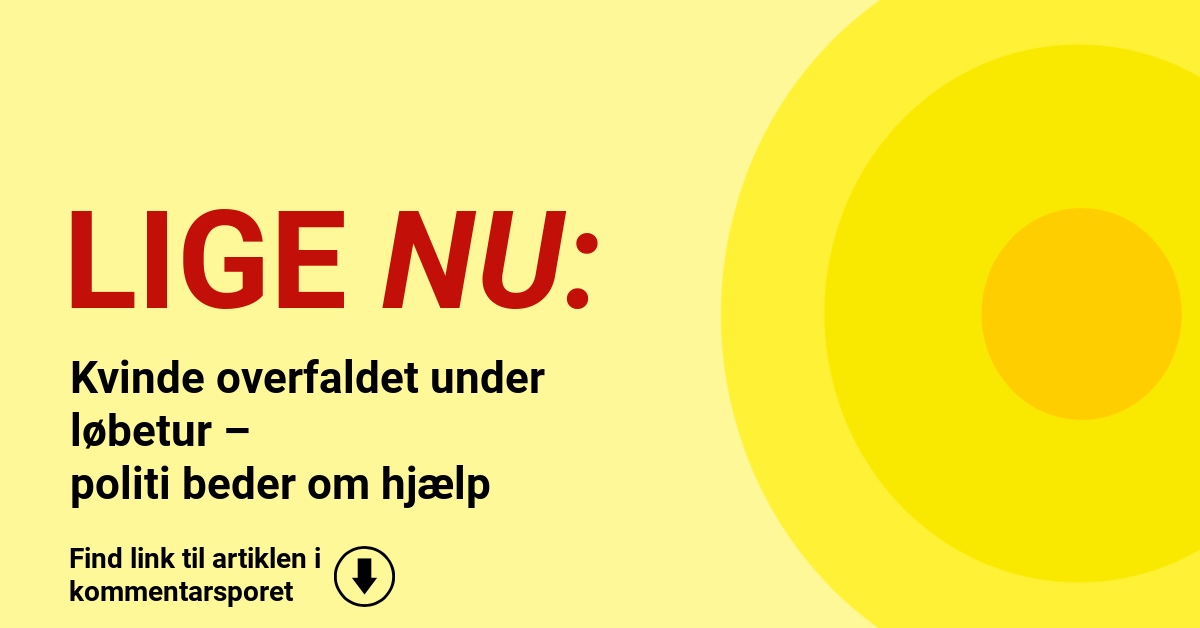 Kvinde overfaldet under løbetur – politi beder om hjælp