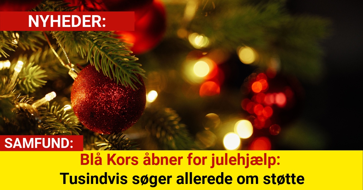 Julehjælpen er i gang – Blå Kors oplever rekordstor efterspørgsel