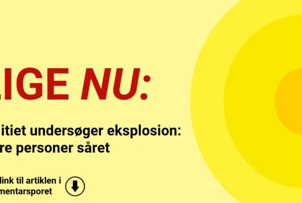 Politiet undersøger eksplosion: Flere personer såret