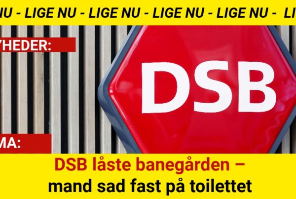 DSB låste banegården – mand sad fast på toilettetDSB låste banegården – mand sad fast på toilettet