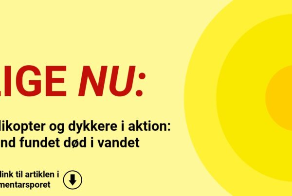 Helikopter og dykkere i aktion: Mand fundet død i vandet