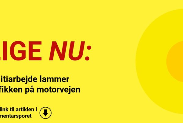 Politiarbejde lammer trafikken på motorvejen