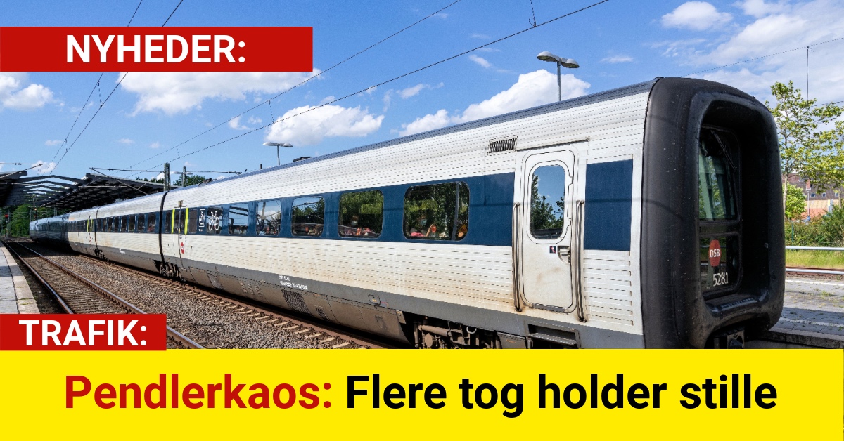Pendlerkaos: Flere tog holder stille