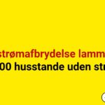Stor strømafbrydelse lammer by: 2.000 husstande uden strøm