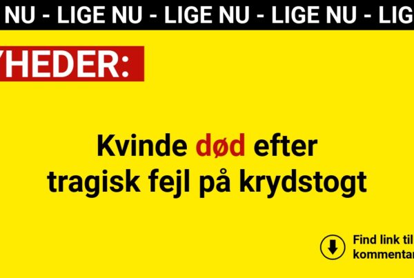 Kvinde død efter tragisk fejl på krydstogt