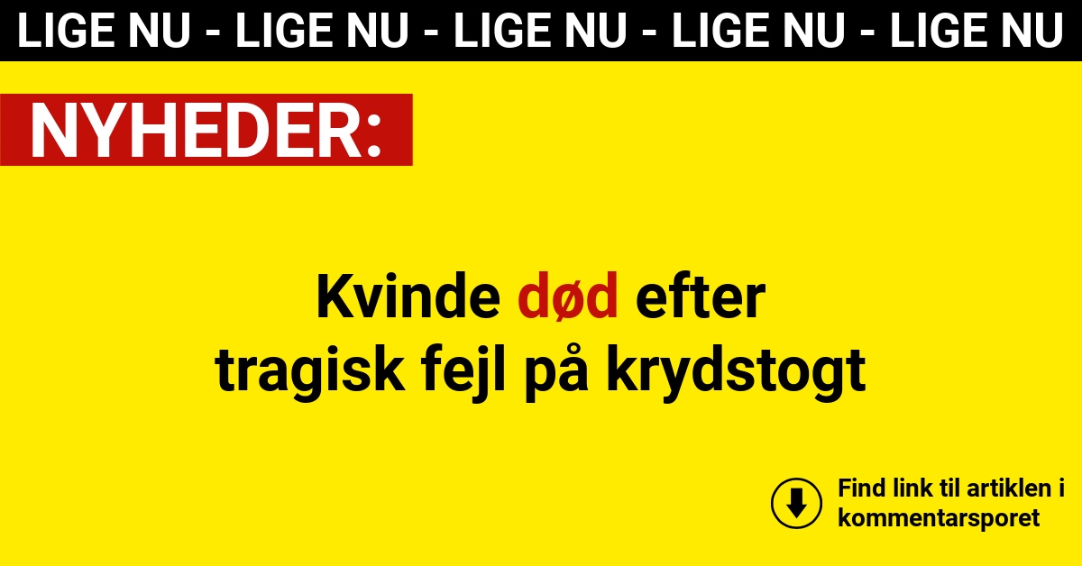 Kvinde død efter tragisk fejl på krydstogt