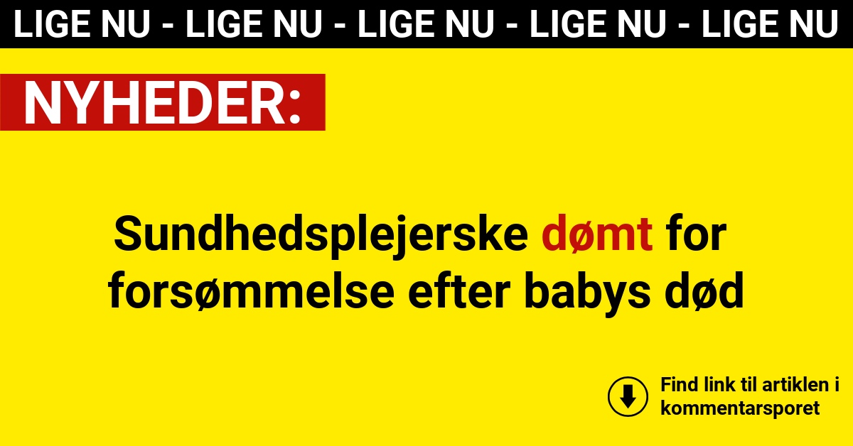 Sundhedsplejerske dømt for forsømmelse efter babys død