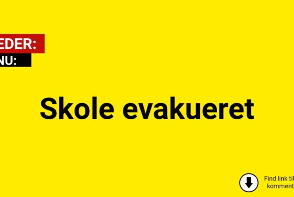 Skole evakueret