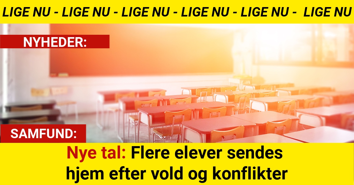 Nye tal: Flere elever sendes hjem efter vold og konflikter