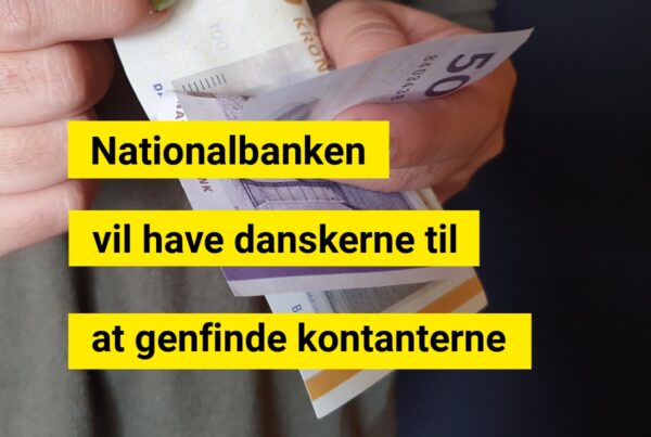 at genfinde kontanterne