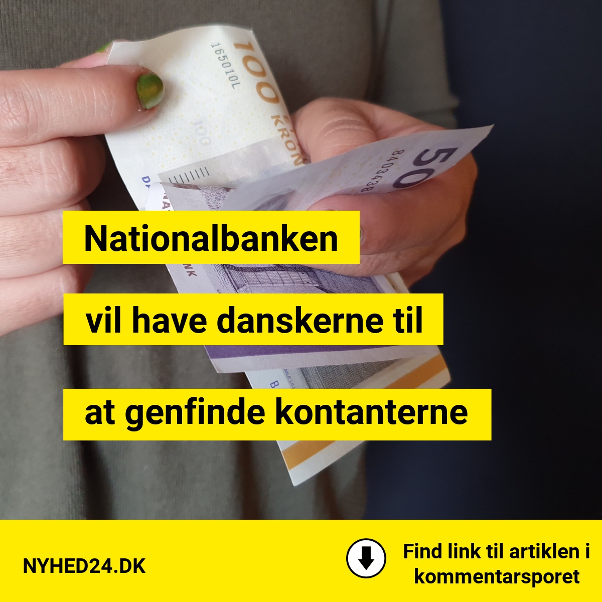 at genfinde kontanterne