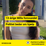 13-årige Milla forsvundet – politiet efterlyser vidner