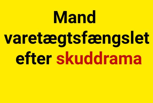 Mand varetægtsfængslet efter skuddrama