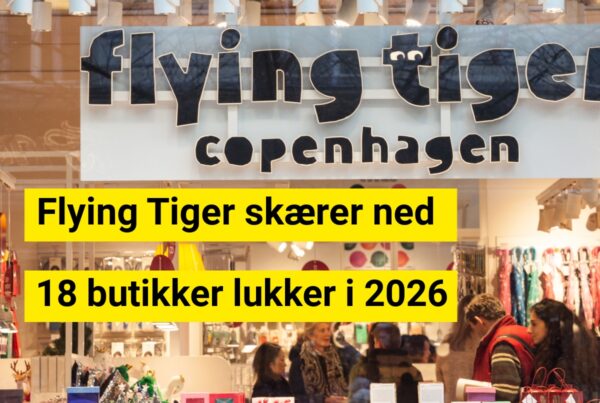 Flying Tiger lukker 18 butikker i Danmark