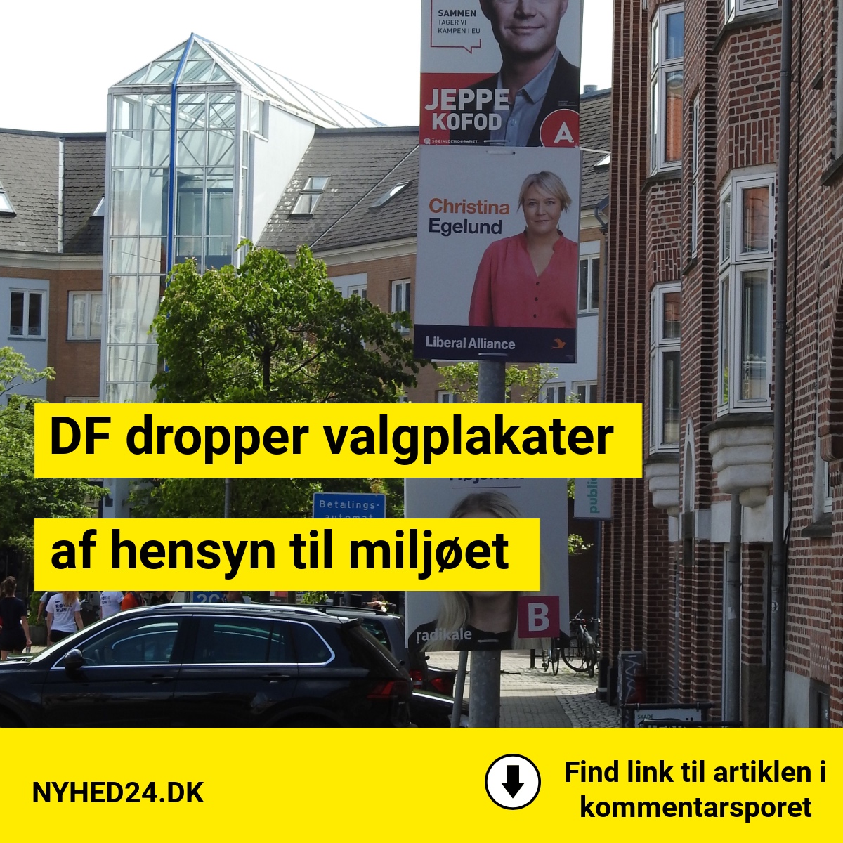 Dansk Folkeparti siger nej til valgplakater i flere kommuner