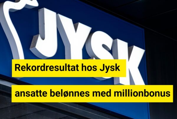 Jysk udbetaler millionbonus til medarbejdere efter rekordår