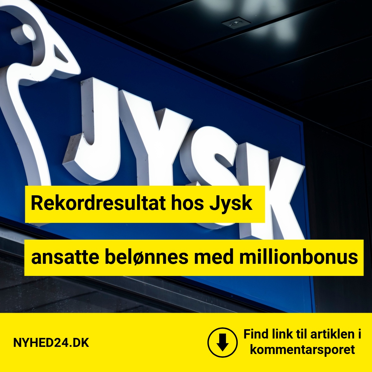 Jysk udbetaler millionbonus til medarbejdere efter rekordår