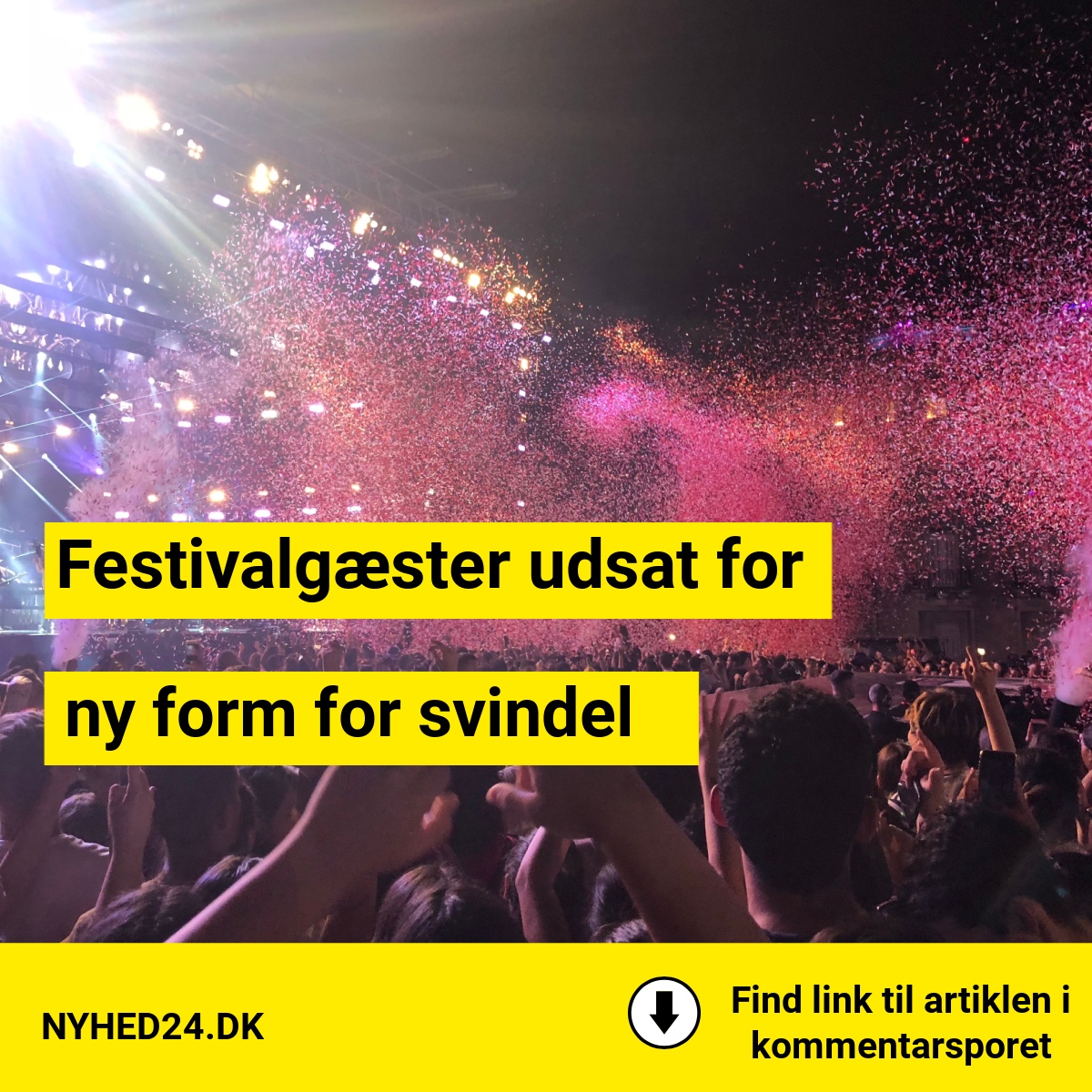 Tal afslører ny svindelbølge på festivaler – ofrene var bevidstløse eller berusede