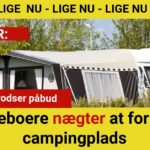 80 beboere nægter at forlade campingplads