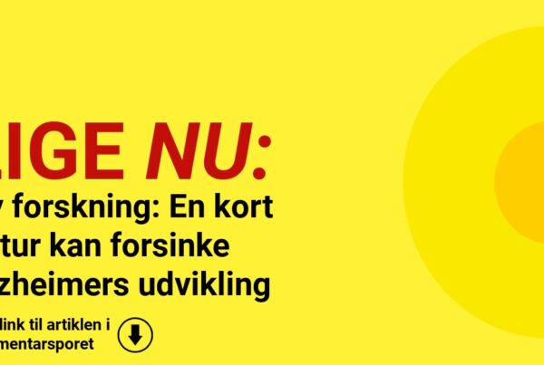 Ny forskning: En kort gåtur kan forsinke Alzheimers udvikling