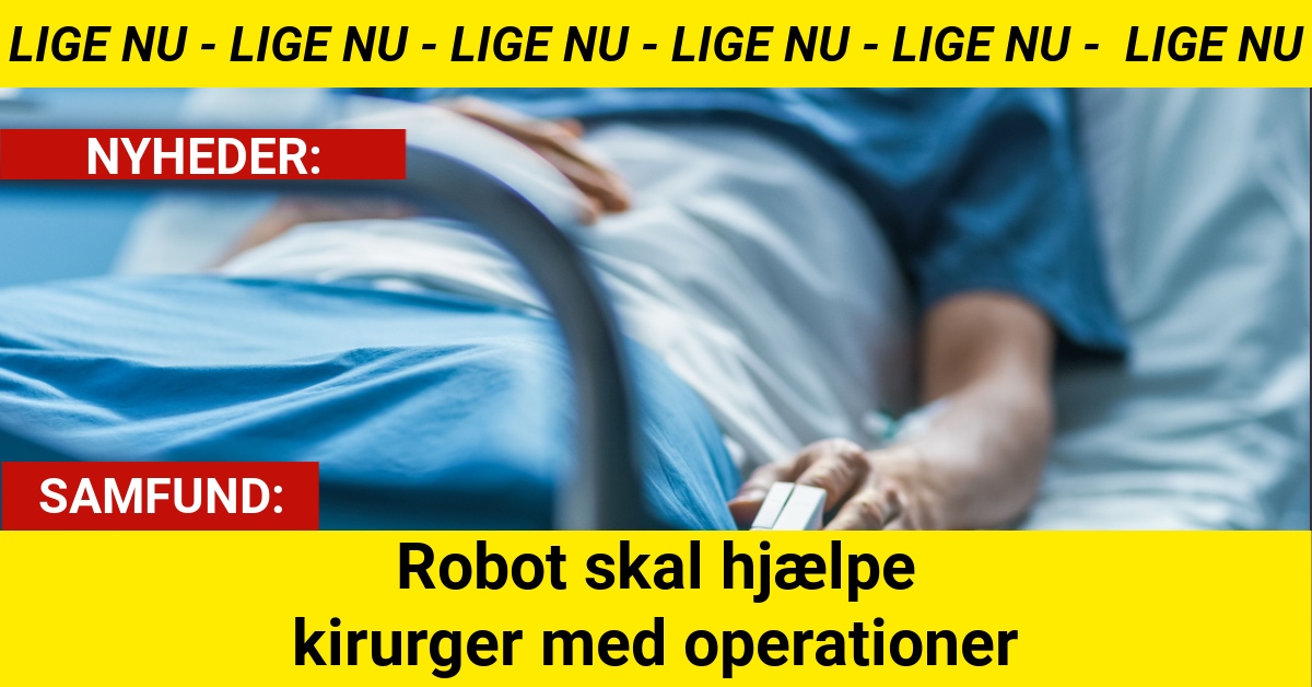 Robot skal hjælpe kirurger med operationer