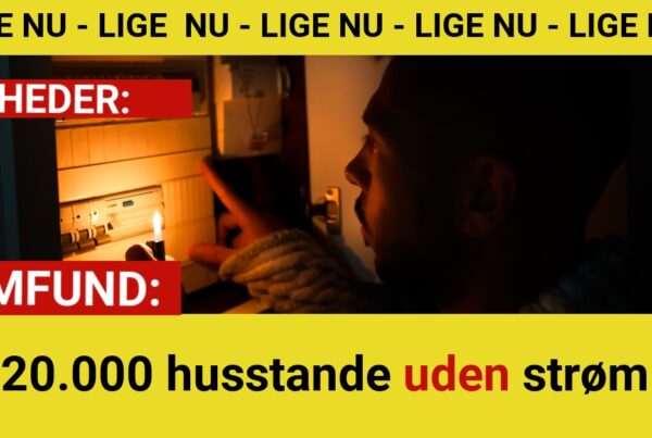 20.000 husstande uden strøm
