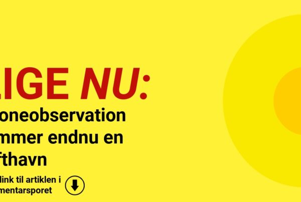 Droneobservation lammer endnu en lufthavn