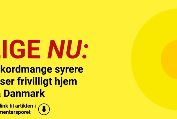 Rekordmange syrere rejser frivilligt hjem fra Danmark