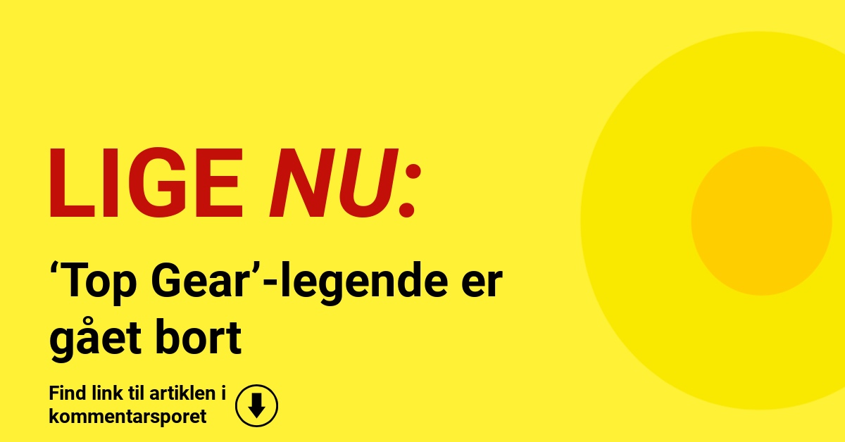 ‘Top Gear’-legende er gået bort