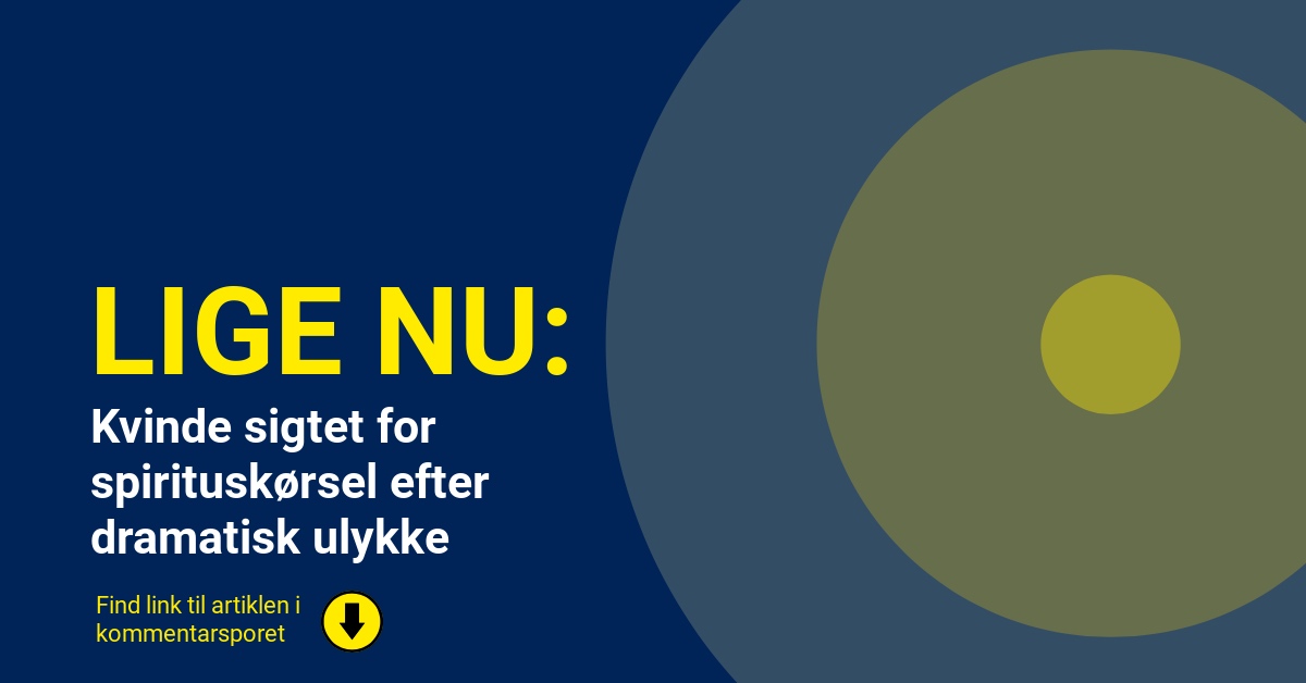 Kvinde sigtet for spirituskørsel efter dramatisk ulykke