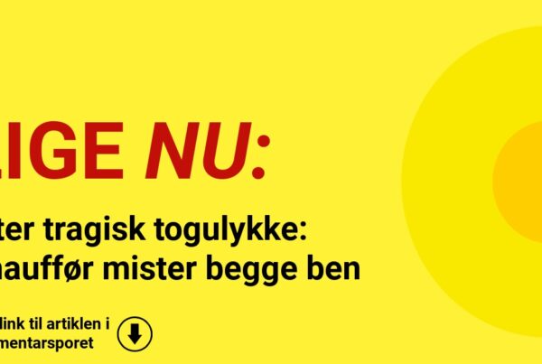 Efter tragisk togulykke: Chauffør mister begge ben