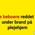 Alle beboere reddet ud under brand på plejehjem