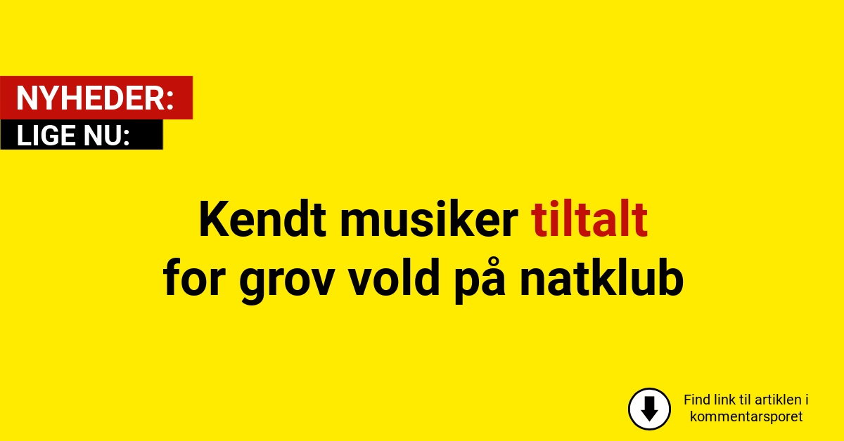 Kendt musiker tiltalt for grov vold på natklub
