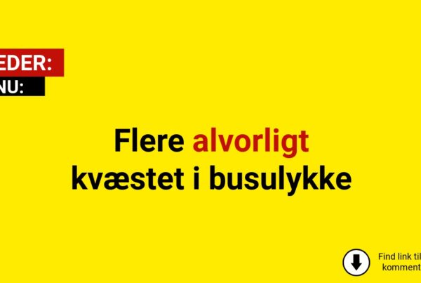 Flere alvorligt kvæstet i busulykke