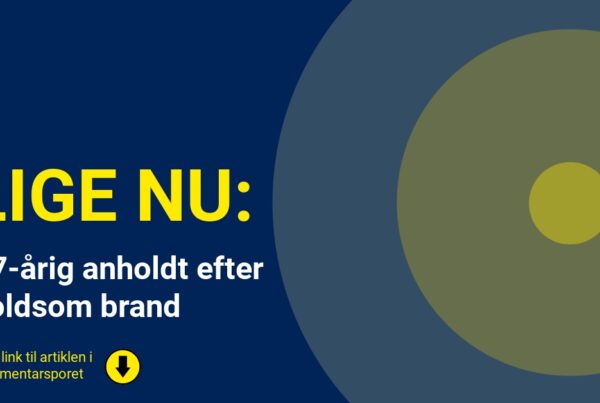 37-årig anholdt efter voldsom brand