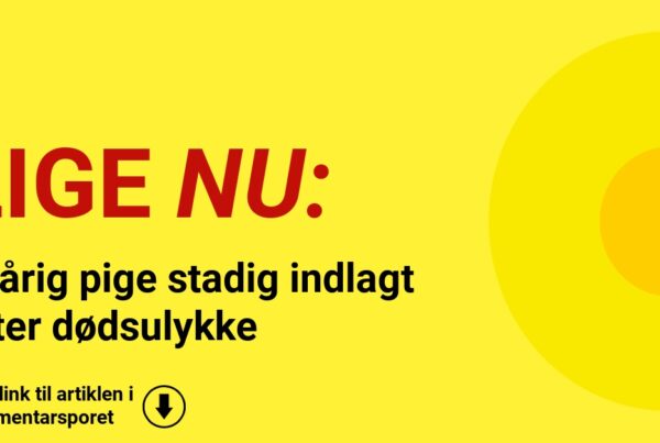 Toårig pige stadig indlagt efter dødsulykke