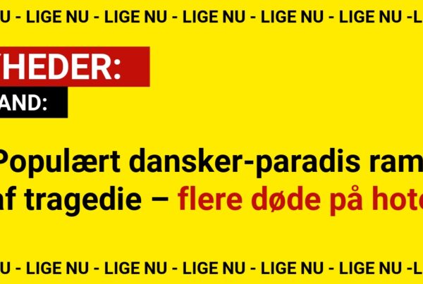 Dansker-paradis i chok: Flere døde efter forgiftning på hotel