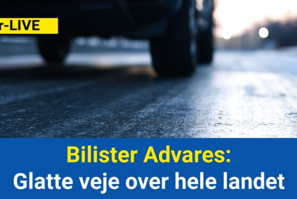 Bilister Advares: Glatte veje over hele landet