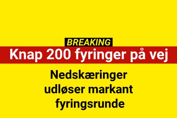Massiv fyringsrunde rammer tæt på 200 medarbejdere