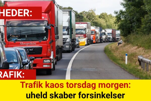 Uheld skaber trafikale problemer i begge retninger