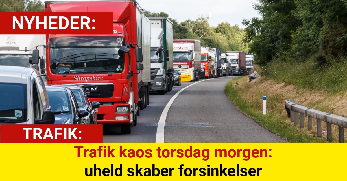 Uheld skaber trafikale problemer i begge retninger
