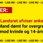 Landsret afviser anke: Mand dømt for overgreb mod kvinde og 14-årig