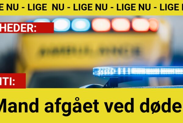 Mand afgået ved døden