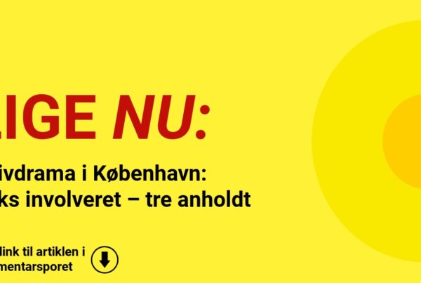 Knivdrama i København: Seks involveret – tre anholdt