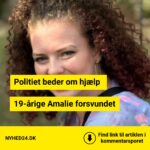 Politiet beder om hjælp: 19-årige Amalie forsvundet