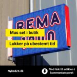 Rema 1000 midlertidigt lukket efter fund af skadedyr