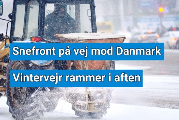 Vintervejr rammer i aften