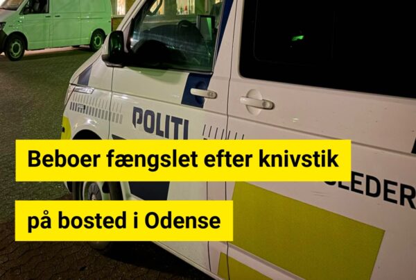 56-årig beboer fængslet efter knivstik på bosted i Odense