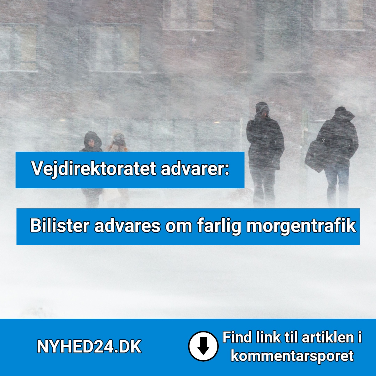 Vejdirektoratet advarer: Bilister advares om farlig morgentrafik