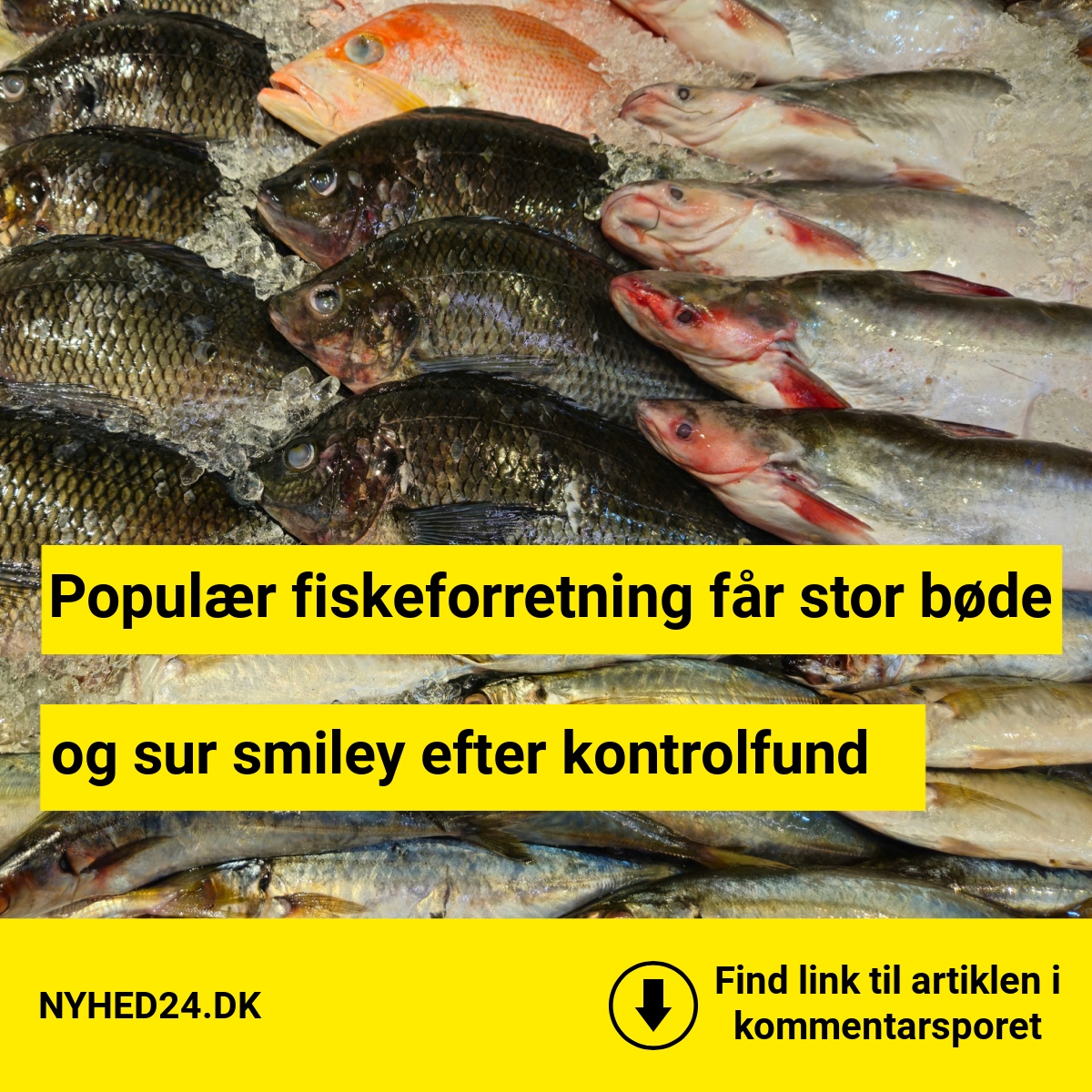 Sur smiley: Populær fiskeforretning straffet med stor bøde